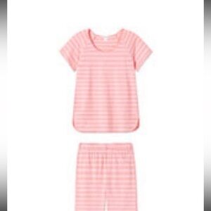 LAKE PAJAMAS.BRAND NEW, with tags.in packaging. LONG SHORT PIMA CORAL STRIPE